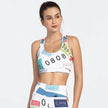 2pcs Women's Printed  fitness Gym Workout Outfit set