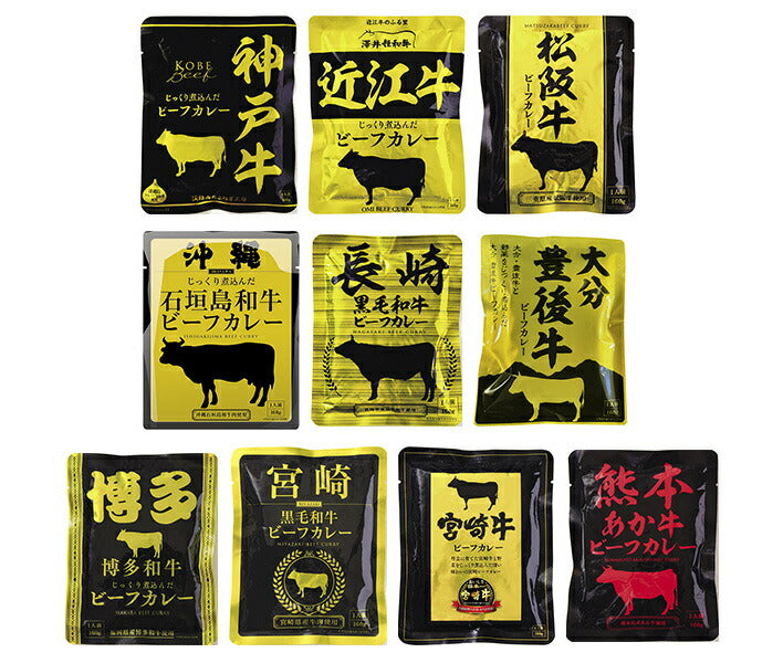 Hibiki Local beef curry 10 types assorted set 160g x 10 bags [shipped in Japan]
