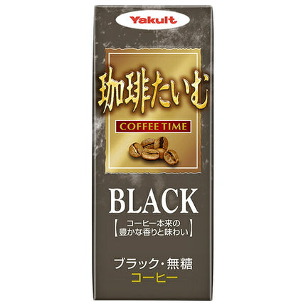 Yakult Coffee Time Black 200ml paper pack x 24 bottles [shipped in Japan]
