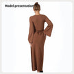Women's Fashion Simple Plain Long Dress