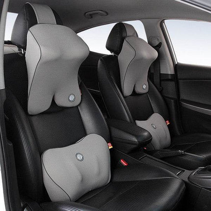 Adjustable Driving back Support Lumbar pillow and Neck support 2pcs