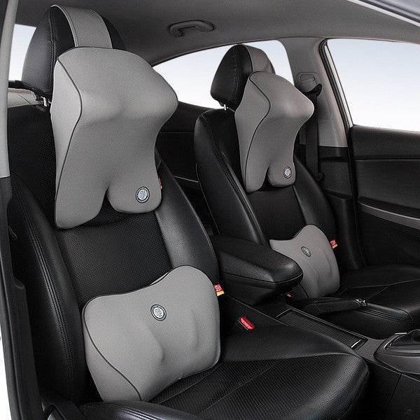 Adjustable Driving back Support Lumbar pillow and Neck support 2pcs