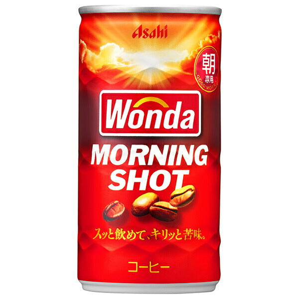 Asahi Beverage WONDA Morning Shot 185g can x 30 bottles [Shipped in Japan]