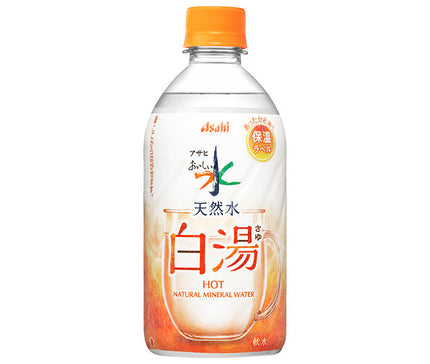 Asahi Beverages Delicious Water Natural Water Hot Water 475ml PET Bottle x 24 Bottles 