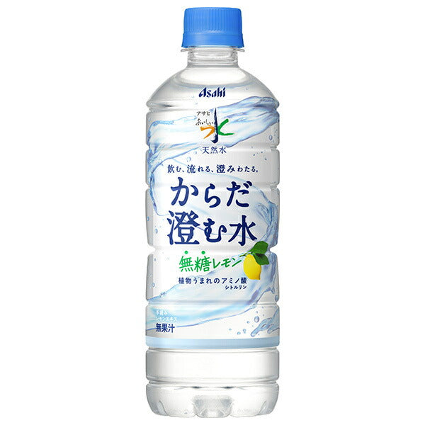 Asahi Drinks Delicious Water Natural Water Body Clear Water 600ml PET Bottle x 24 Bottles [Shipped in Japan]