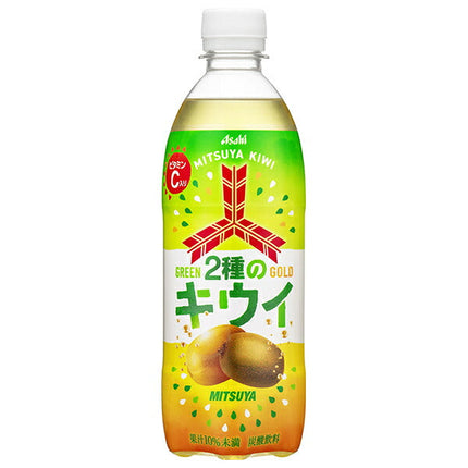 Asahi Beverages Mitsuya Deux sortes de kiwis Bouteille en plastique de 500 ml x 24 