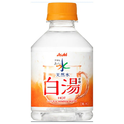 Asahi Beverages Oishii Mizu Natural Water - Hot Water 275 ml PET Bottles x 24 [Ships from Japan]