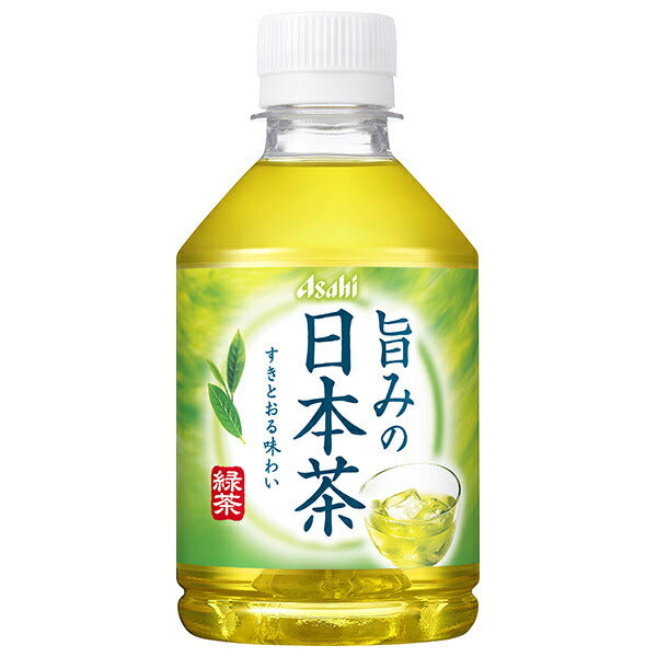 アサヒ飲料 旨みの日本茶 275mlペットボトル×24本入【日本出荷】