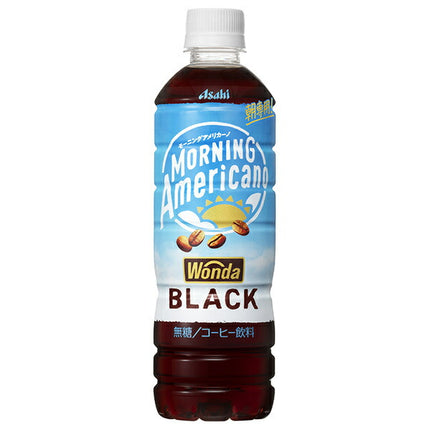 Asahi Beverage WONDA Morning Americano Black 500ml plastic bottle x 24 bottles [shipped in Japan]
