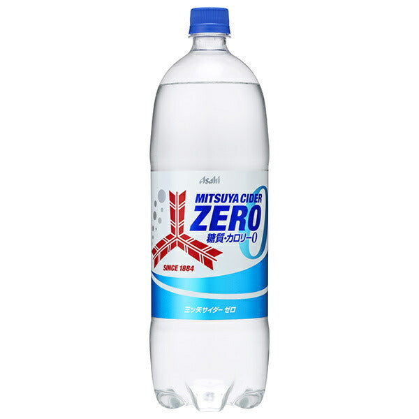 Asahi Beverages Mitsuya Cider ZERO 1.5L plastic bottles x 8 bottles [shipped in Japan]