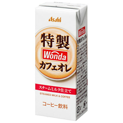 アサヒ飲料 WONDA(ワンダ) 特製カフェオレ 200ml紙パック×24本入