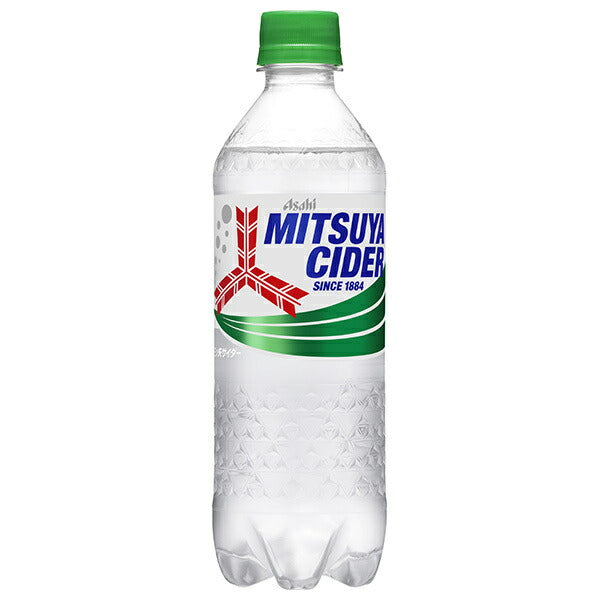 Asahi Beverages Mitsuya Cider 500ml plastic bottles x 24 bottles [shipped in Japan]