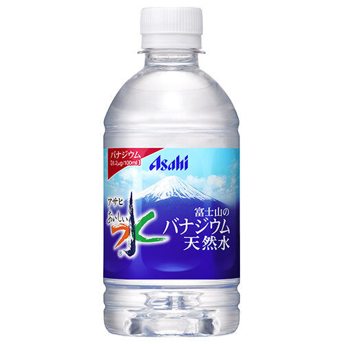 Asahi Soft Drinks Delicious Water Mt. Fuji Vanadium Natural Water 350ml PET bottles x 24 bottles [Shipped in Japan]