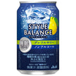 Asahi Style Balance Sleep Support Grapefruit Sour Non-Alcoholic 350ml Cans x 24 [Ships from Japan]