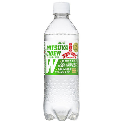 アサヒ飲料 三ツ矢サイダー W(ダブル)【特定保健用食品 特保】 485mlペットボトル×24本入【日本出荷】