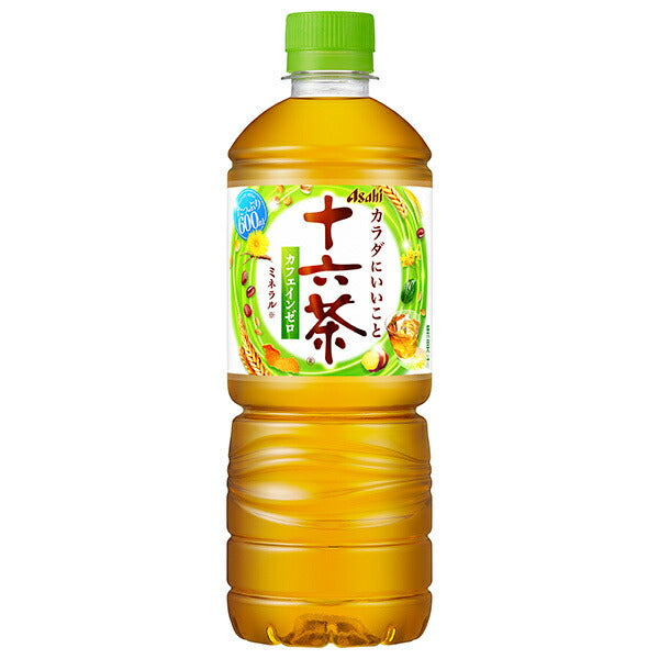 Asahi Beverages Jurokucha [for vending machines] 600ml plastic bottles x 24 bottles [Shipped in Japan]