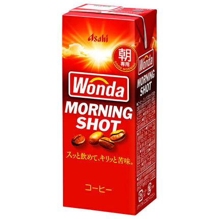 Asahi Soft Drinks WONDA Morning Shot 200ml paper pack x 24 bottles [shipped in Japan]