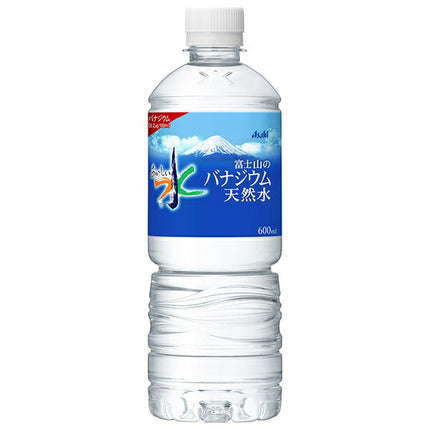 Asahi Soft Drinks Delicious Water Mt. Fuji Vanadium Natural Water 600ml PET bottles x 24 bottles [Shipped in Japan]