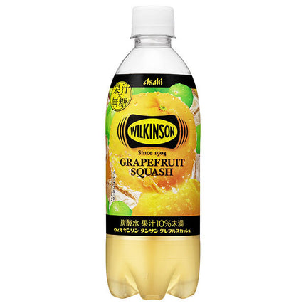 Asahi Soft Drinks Wilkinson Tansan Greffle Squash 490ml plastic bottle x 24 bottles [shipped in Japan]