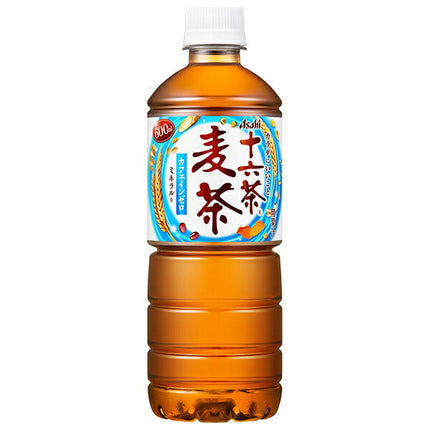 Asahi Beverages Jurokucha Barley Tea [for vending machines] 600ml plastic bottles x 24 bottles [shipped in Japan]
