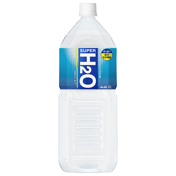 Asahi Beverages Super H2O 2L PET bottles x 6 bottles [Shipped in Japan]