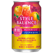 Asahi Style Balance Skin Support Cassis Orange Non-Alcoholic 350ml Cans x 24 [Ships from Japan]