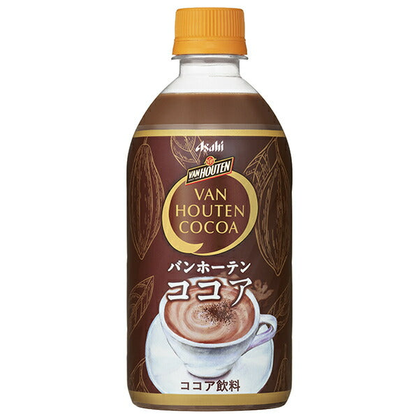 Asahi Beverage [For HOT] Van Houten Cocoa 470ml PET bottle x 24 bottles [Shipped in Japan]