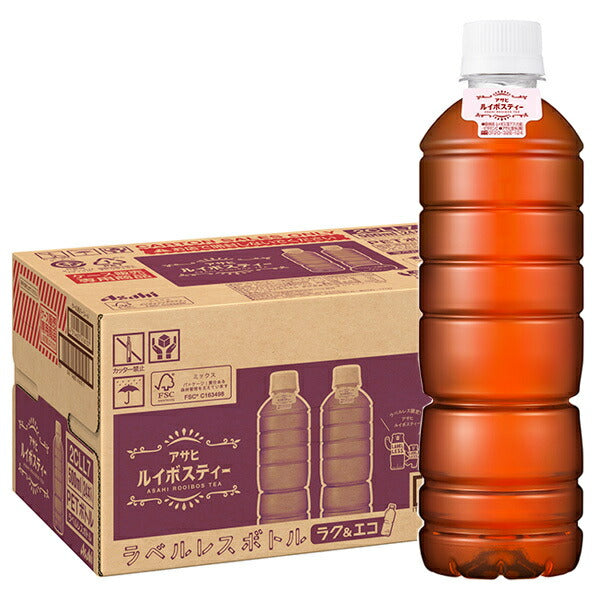 Asahi Beverage Rooibos Tea Labelless Bottle 500ml PET bottle x 24 bottles [Shipped in Japan]