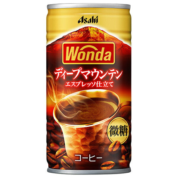 アサヒ飲料 WONDA(ワンダ) ディープマウンテン 185g缶×30本入【日本出荷】