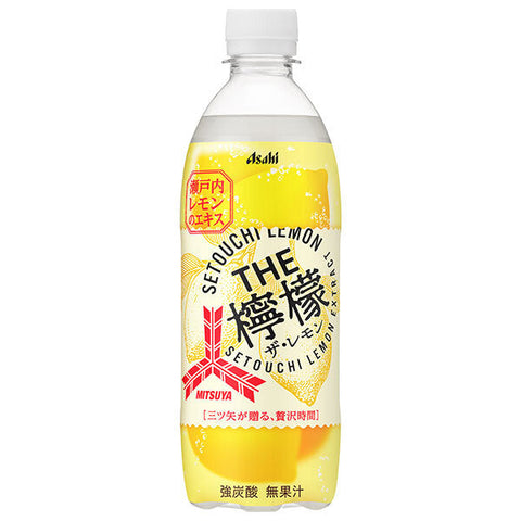 Asahi Soft Drinks MITSUYA Lemon CIDER 500ml PET bottle x 24 bottles 