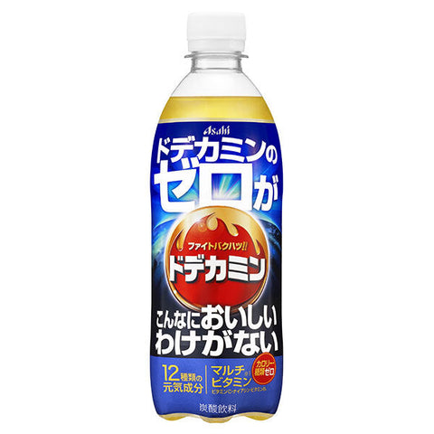 Asahi Soft Drinks Zero Shika Katan Dodekamin 500ml PET Bottle x 24 Bottles 