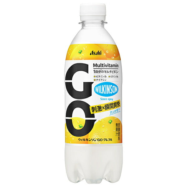 Asahi Soft Drinks Wilkinson GO Greffle 490ml plastic bottle x 24 bottles [shipped in Japan]