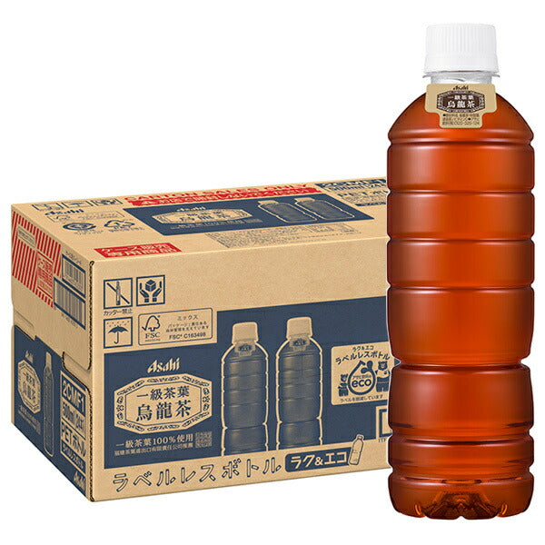 Asahi Beverages First Class Tea Leaf Oolong Tea Labelless 500ml PET bottle x 24 bottles [Shipped in Japan]