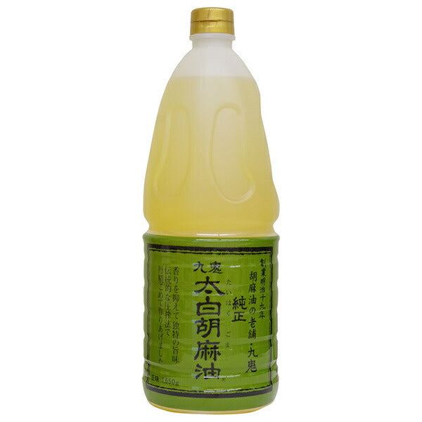 Kuki Sangyo Kuki Taihaku Genuine Sesame Oil 1650g plastic bottle x 1 bottle [shipped in Japan]