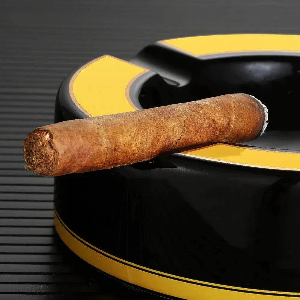 Creative Personality Ceramics Household 4 slots Cigar Ashtray