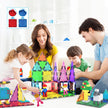 PicassoTiles - PicassoTiles 63pc Brick & Magnetic Tile Building Set