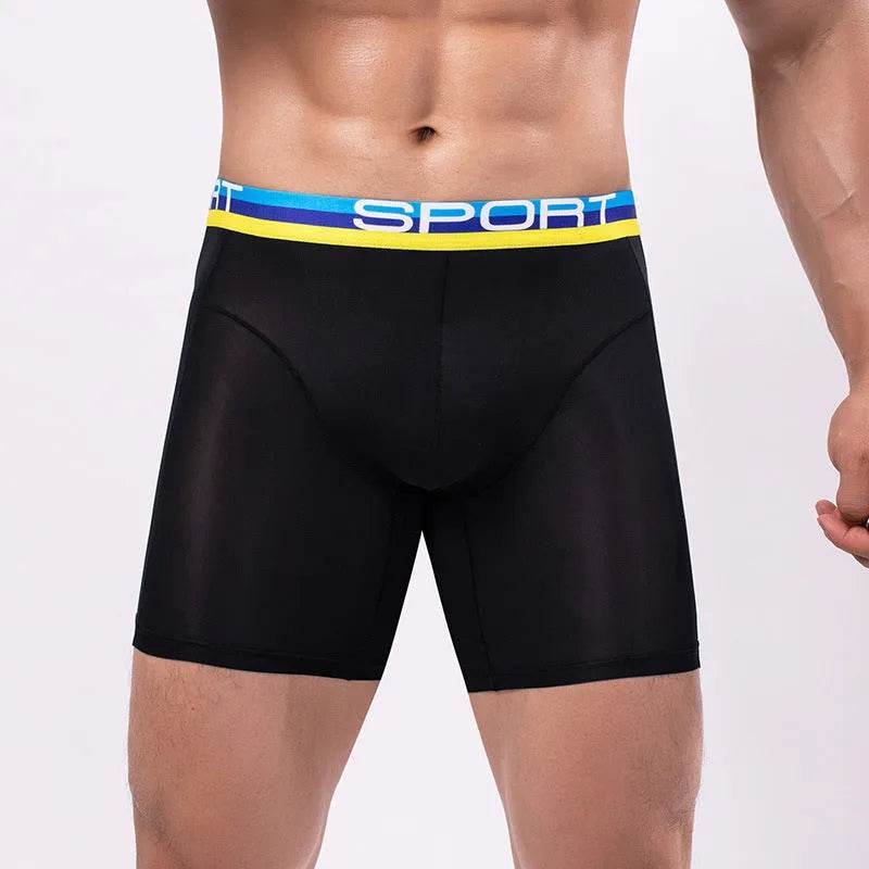 Men’s Compression Boxer Briefs – Breathable Athletic Performance Underwear with Support Pouch