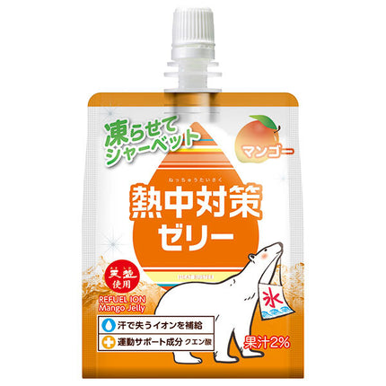 Ako Kasei Heatstroke Prevention Jelly Mango Flavor 150g Pouch x 24 pieces [Shipped in Japan]