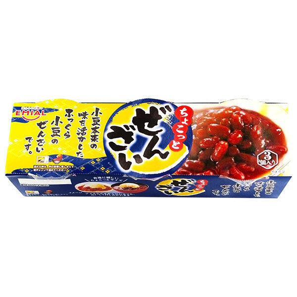 EMIAL Azumino Food Factory Chokotto Zenzai 3-Pack (75g x 3) x 6 [Ships from Japan]