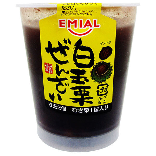 EMIAL 安曇野食品工房 安曇野茶寮 白玉栗ぜんざい 140g×12個入【日本出荷】