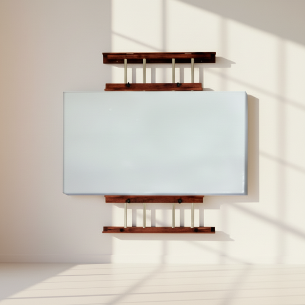 Adjustable Wall Mount Easel - Beechwood 60