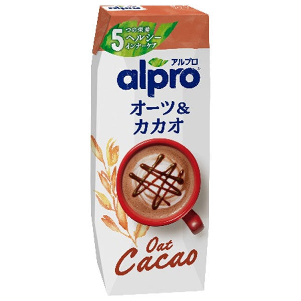 Danone Japan Alpro Oat & Cocoa Oat Drink, 250ml x 18 Cartons [Ships from Japan]