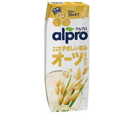 [11/25~ 10% off all products!!] Danone Japan Alpro Oat Milk - Only the sweetness of oats - 250ml paper pack x 18 bottles