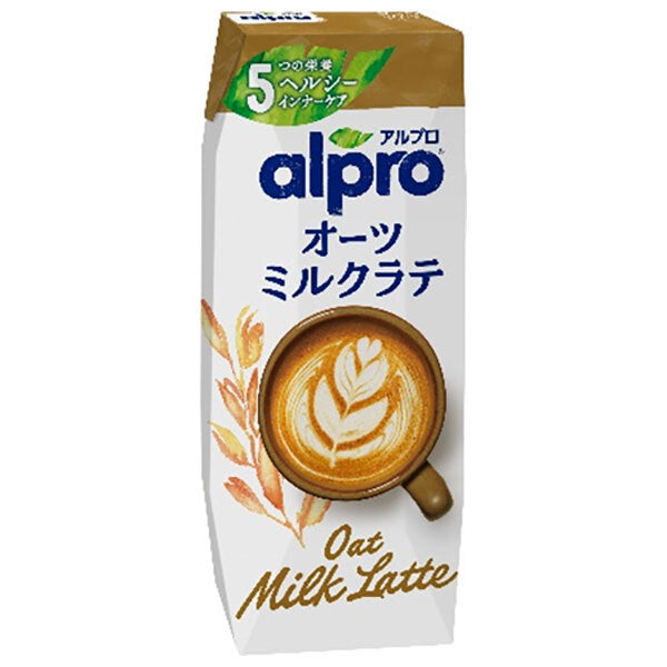 Danone Japan Alpro Rich Coffee Flavor Oat Milk Latte 250ml x 18 Cartons