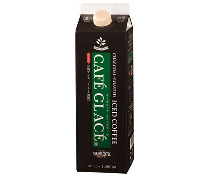 Azabu Takano Organic Cafe Glacé Sugar Free 1000ml Paper Pack x 6 bottles [Shipped in Japan]