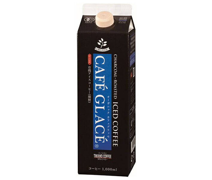 Azabu Takano Organic Cafe Glacé Microsugar 1000ml paper pack x 6 pieces [Shipped in Japan]