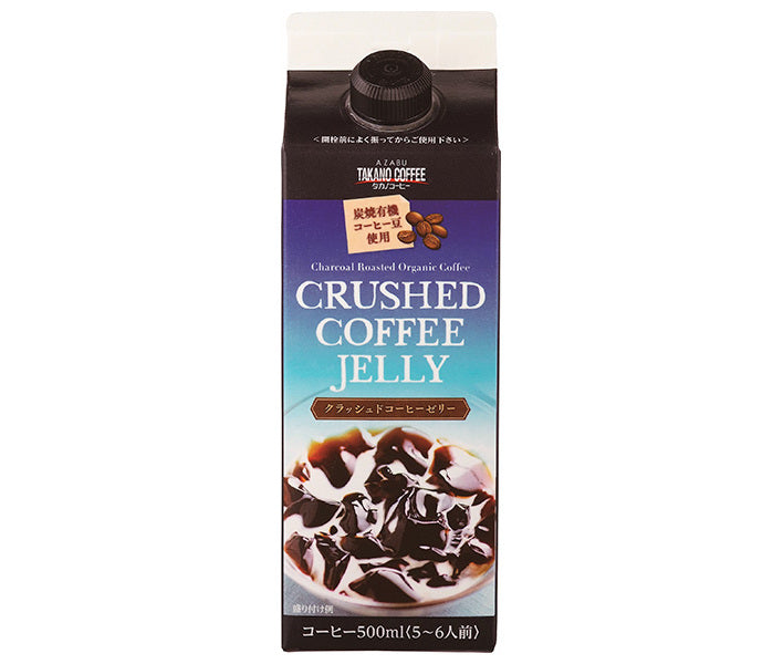 Azabu Takano Crushed Coffee Jelly 500ml paper pack x 6 bottles 