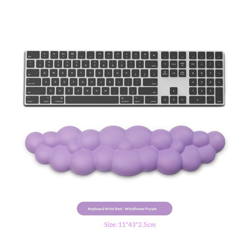 Cloud Wrist Rest Mouse Pad – Anti-Slip Ergonomic Support, 9 Colours