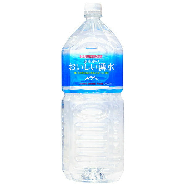 Kirishima Spring Water Shibushi Delicious Spring Water 2L PET Bottles x 6 [Ships from Japan]