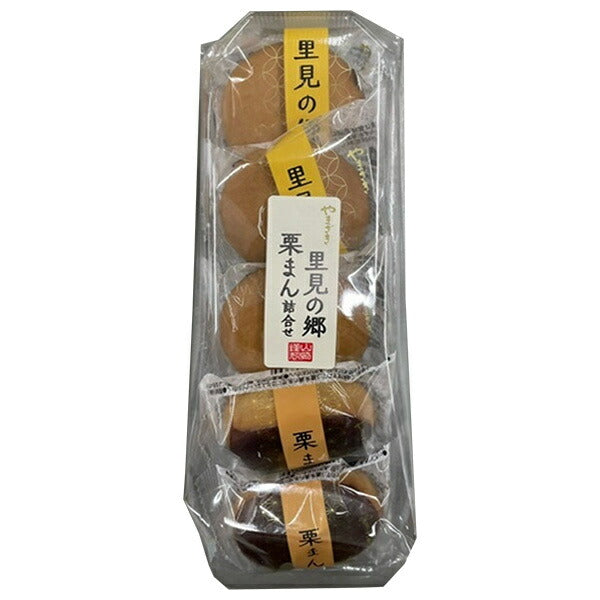 Yamazaki Baking Satomi no Sato Chestnut Man Assortment 5 pieces x 5 bags [shipped in Japan]